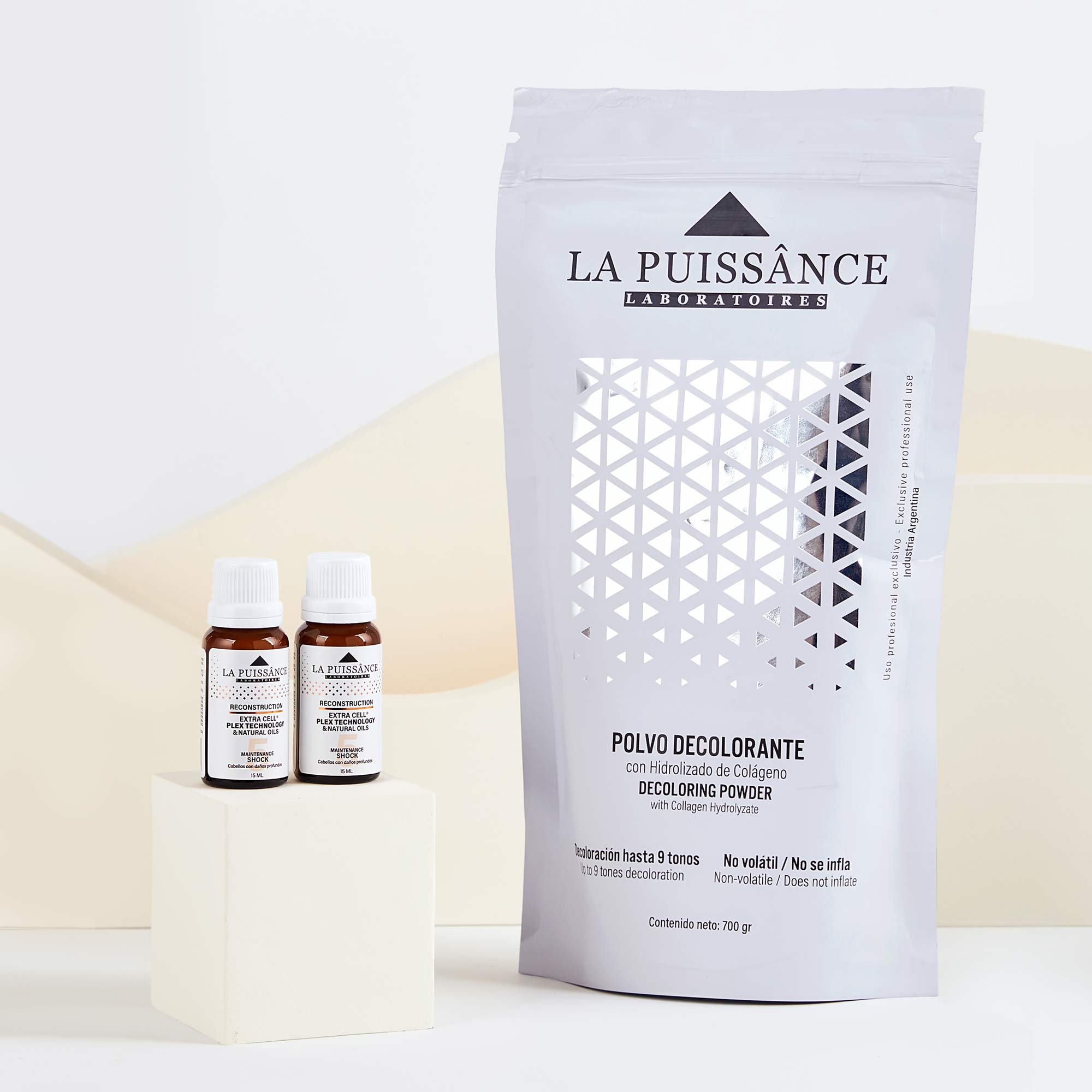 Decoloración | Extra Cell Plex Bleaching Powder · 700 g + 2 ampollas Step 5