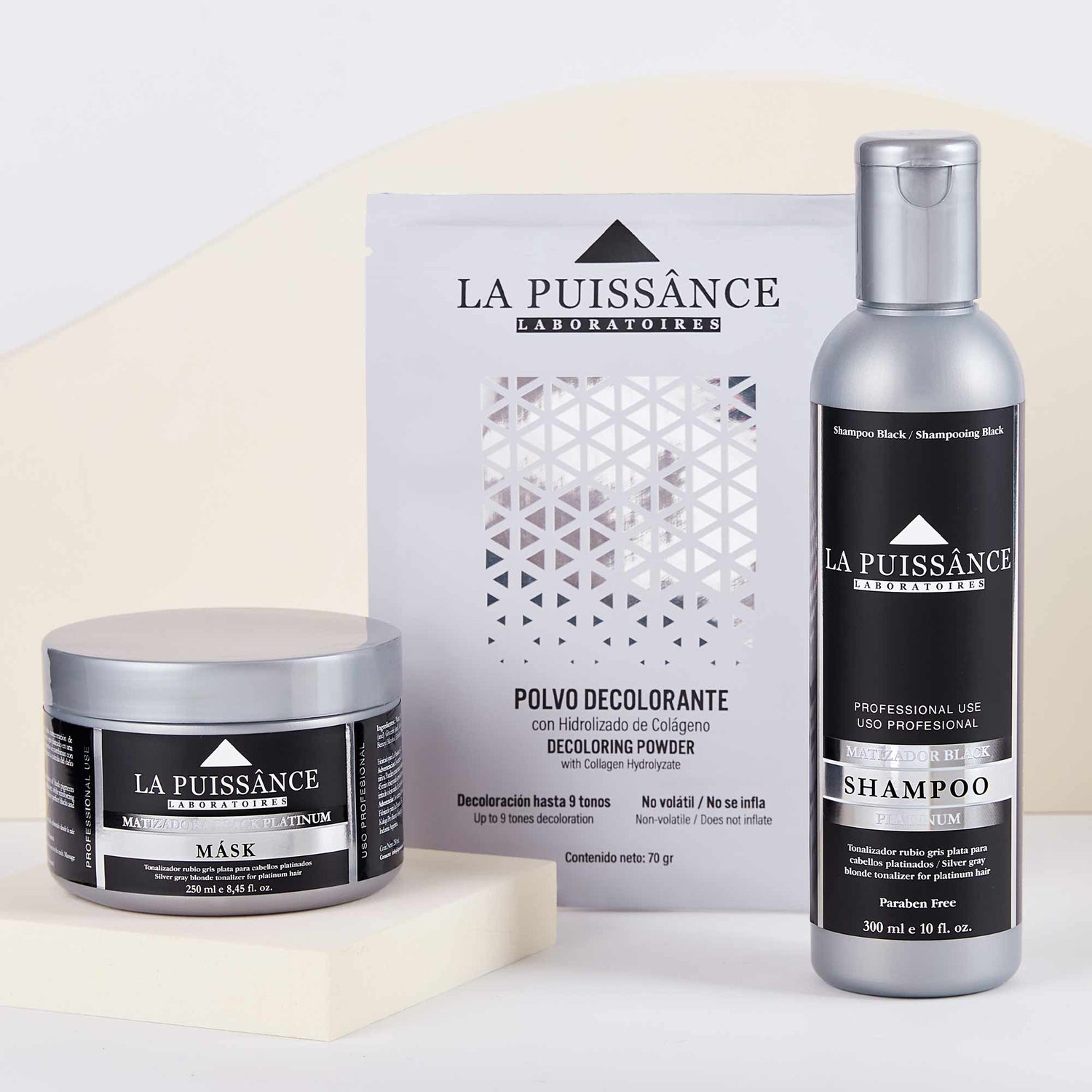 Kit | Black Platinum + Polvo decolorante · 70 g